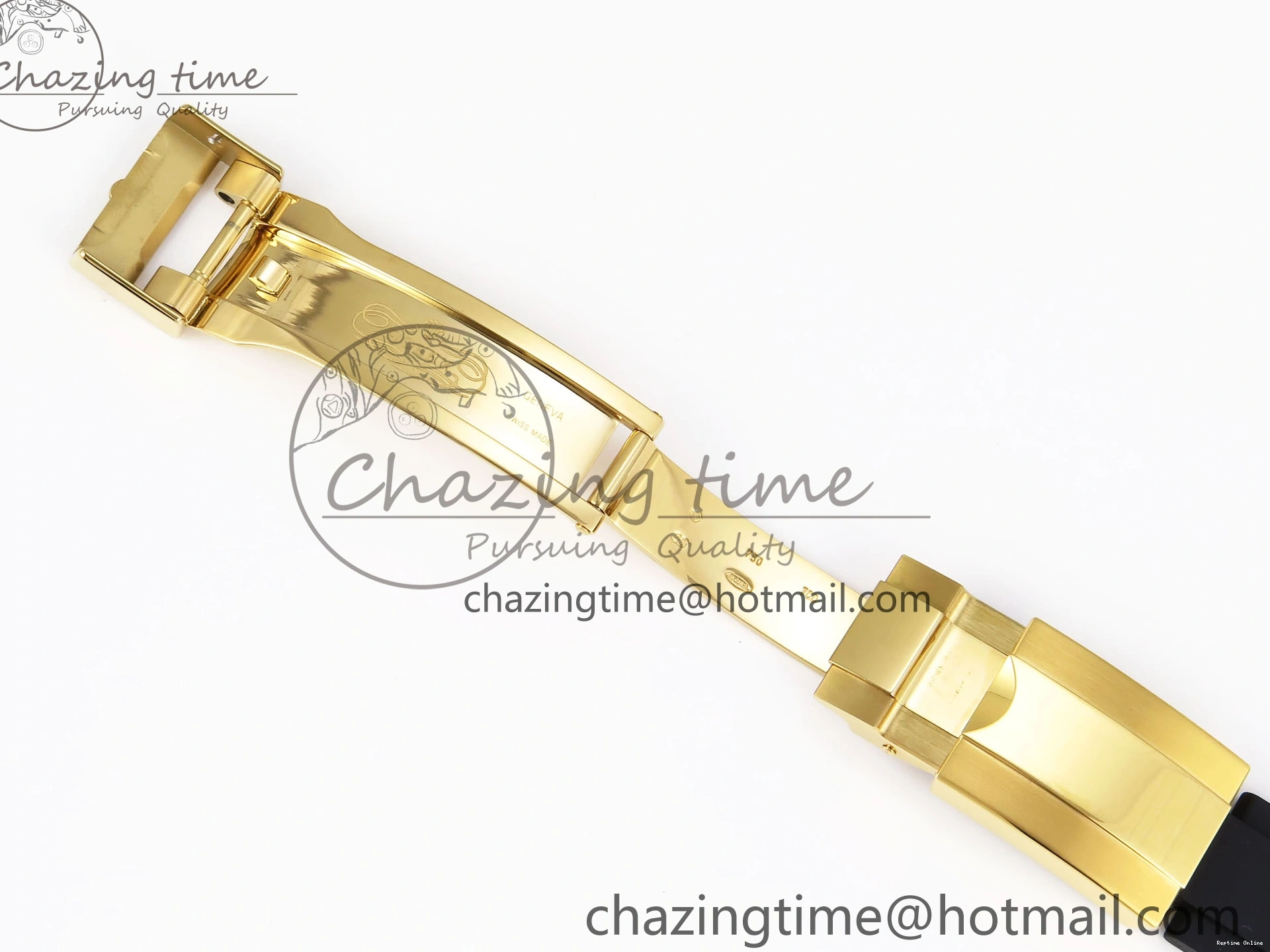 0420 DAYTONA 116518 APSF 1:1 BEST EDITION YG BLACK DIAL ON OYSTERFLEX RUBBER STRAP SH OnTrend 1784